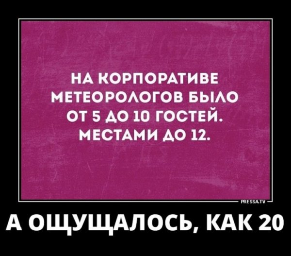 Метеорологи...