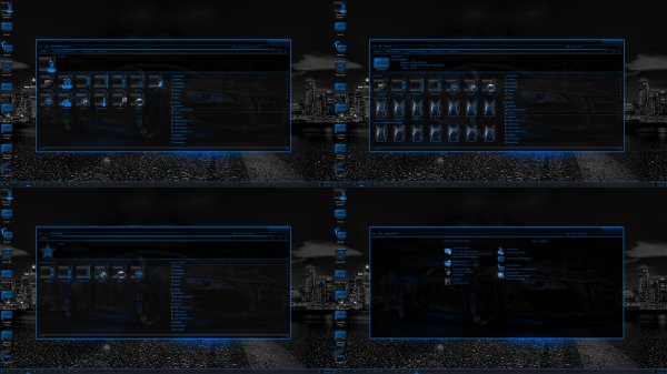 Blue Neon for Windows 10