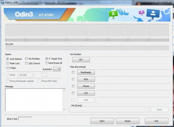 Odin3 v3.09 (S7262 recommended)