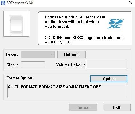 SDFormatter4exe