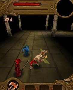 3D god of war nokia s60v3 240x320