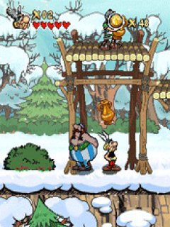 Asterix and Obelix encounter Cleopatra