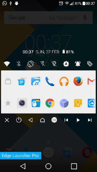 Edge Launcher Pro 0.8.1