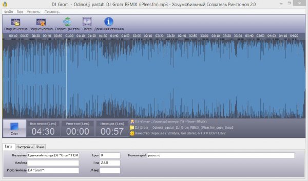 Ringtone Maker 2.0 + Portable Rus