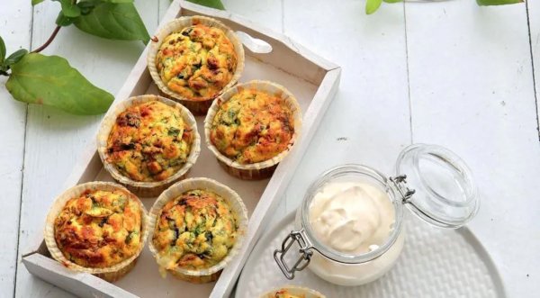 Картофельные маффины с сыром