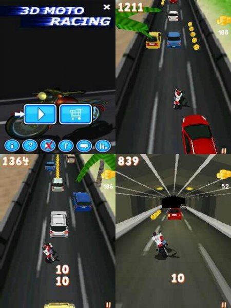 Moto Racing 3D 240x320 v1.2