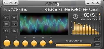 AIMP Rock Oscilloscope