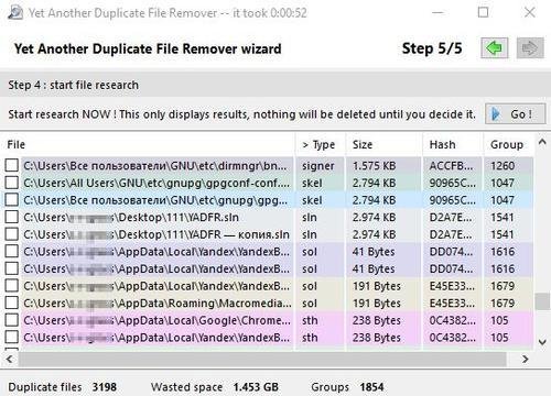 Yet Another Duplicate File Remover