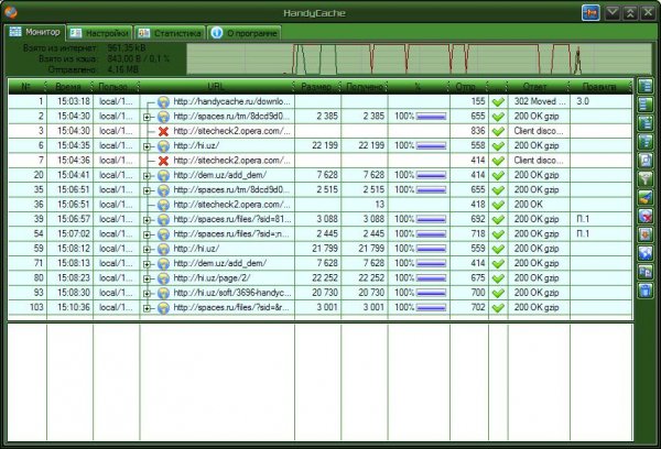 HandyCache RC3 1.0.0.377