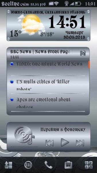 RSS Widget Silver By Aks79