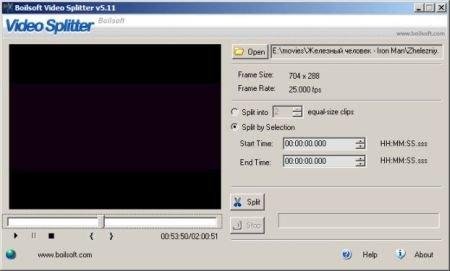 Boilsoft Video Splitter 5.16 Portable