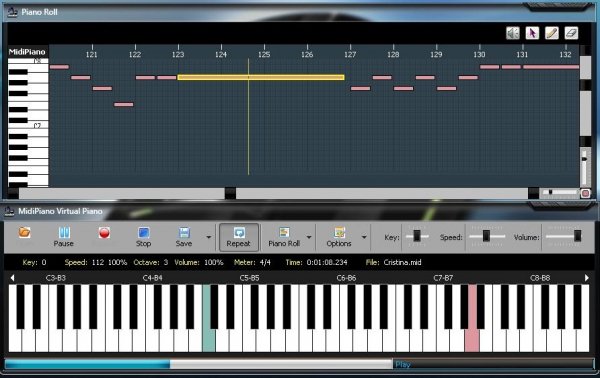 MidiPiano MIDI File PlayerRecorder-ORG-1