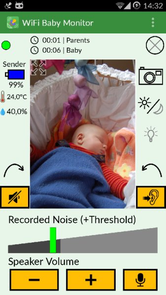 WiFi Baby Monitor: Радионяня
