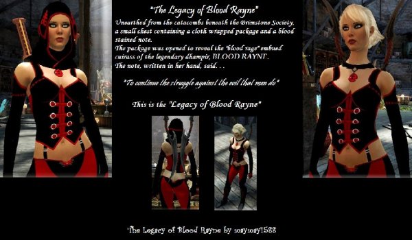 The Legacy of Blood Rayne Armor
