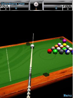 3D Luxury american billiards 240x320 rus