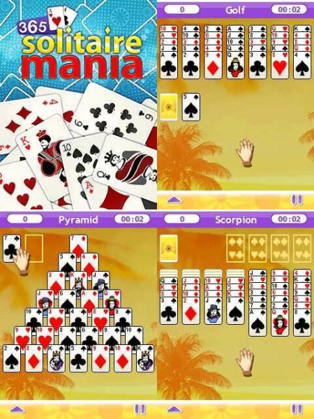 Solitare Mania 240x400
