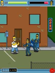 The Simpsons Arcade RUS Nokia s40 240x320