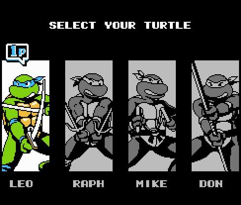 Ninja Turtles III difficulties hack by Ti