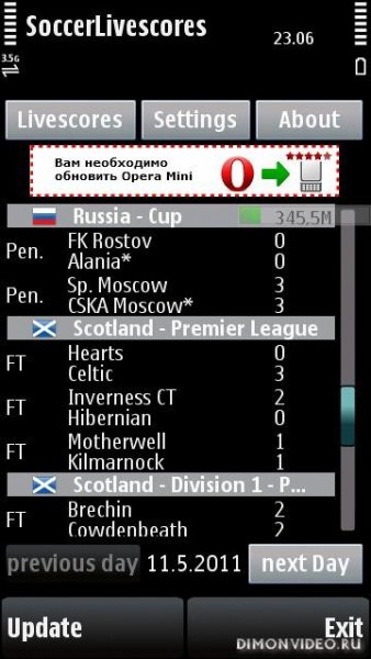 soccer live scores