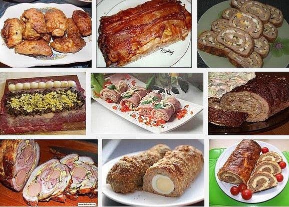 Мясной рулет - 5 лучших рецептов