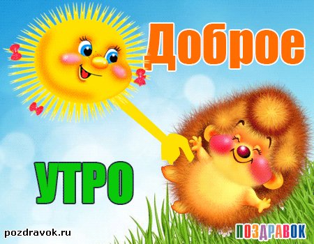 доброе утро