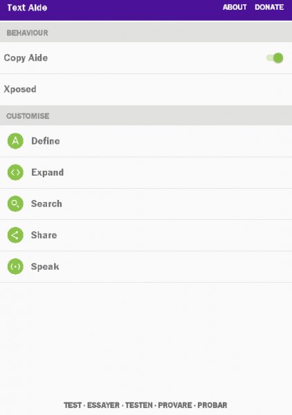 Text Aide 6.6 Модуль Xposed НУЖЕН ROOT