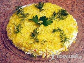 Салат Нежность с крабовыми палочками