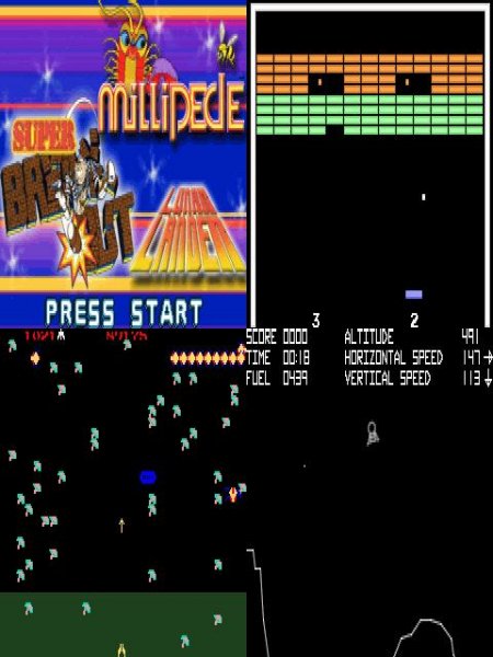 MillipedeSuper BreakoutLunar Lander GBA