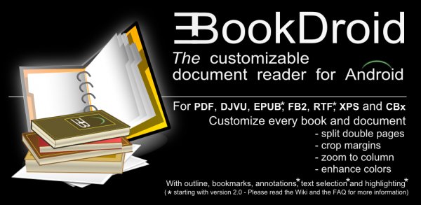 EBookDroid (pdf, djvu) Reader v2.6.3