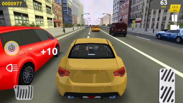 racing in city 2