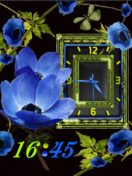 Blue flowers