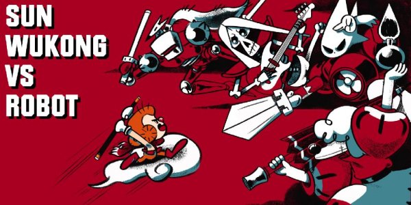 Sun Wukong vs Robot