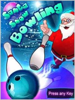 Santa Snow Bowling 240x320 TS