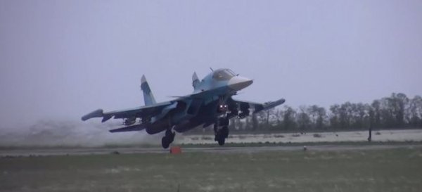 Су-34НВО с авиабомбами ФАБ-500М-62 и комплектами УМПК
