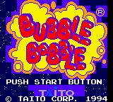 Bubble Bobble (U)