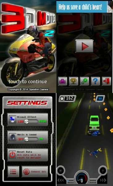 3D Moto 240x400
