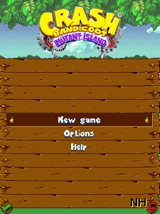 Crash Bandicoot Mutant Island RU SE 240x320