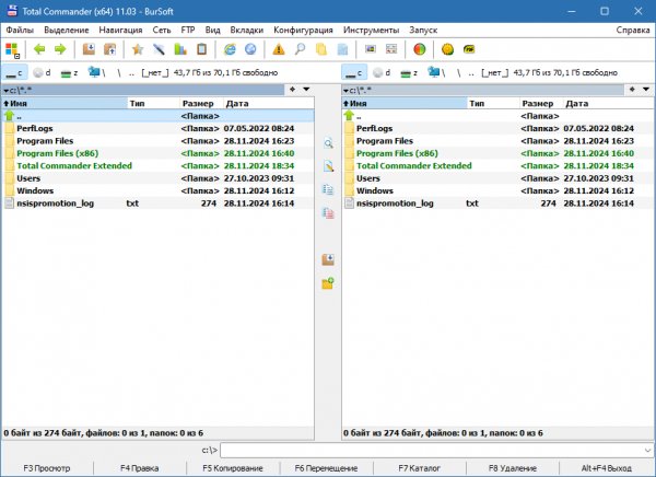 Total Commander 11.55x32 64