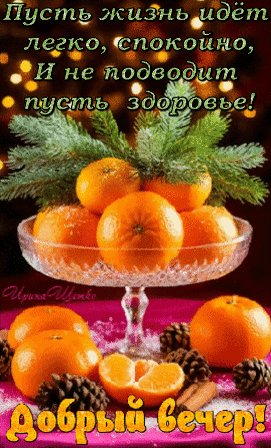 Анимированная открытка добрый вечер (2) (2)