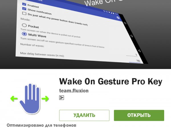 Wake On Gesture Pro Key.ver.1.0