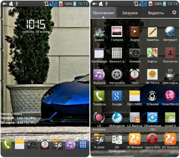 LG Optimus Home Theme - Biz