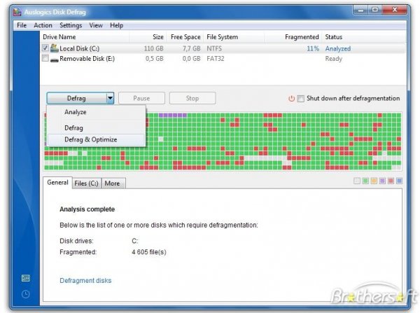 Auslogics Disk Defrag