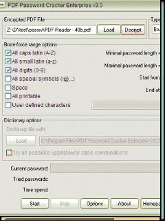 PDF Password Cracker Enterprise v3.0