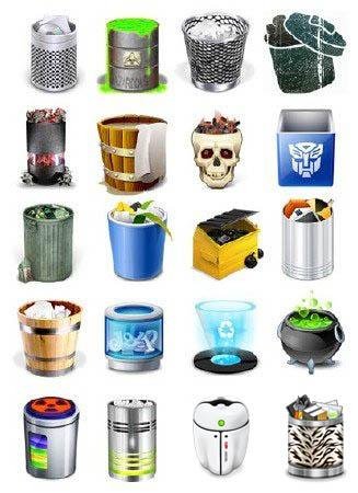 Иконки для корзины - Recyclebin
