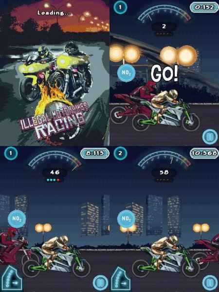 Illegal Motorbikes Racing 320x240