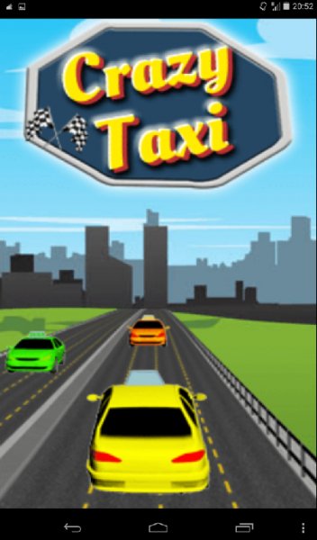 Crazy taxi driving