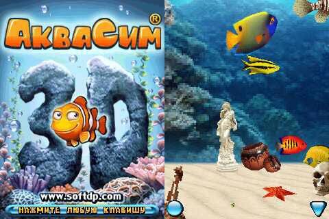 AquaSim3D 240x320 full rus