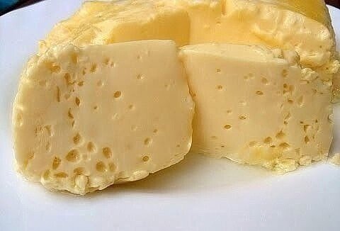 Вареный омлет в пакете, по вкусу, как сливочный сыр