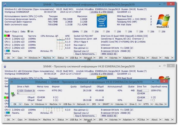 SIV (System Information Viewer) 5.00 Por