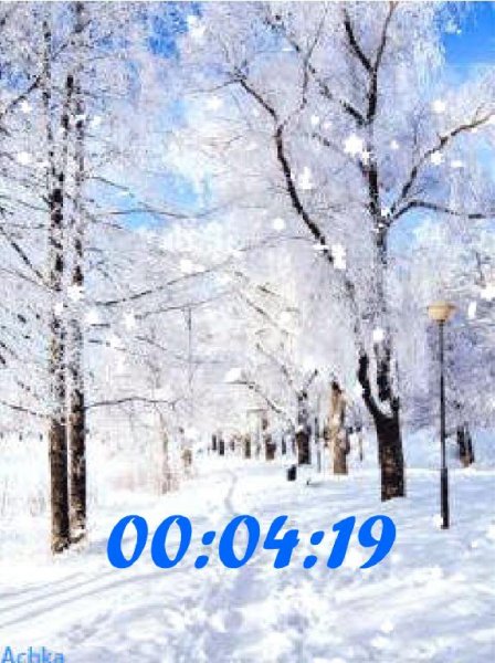Зимняя аллея